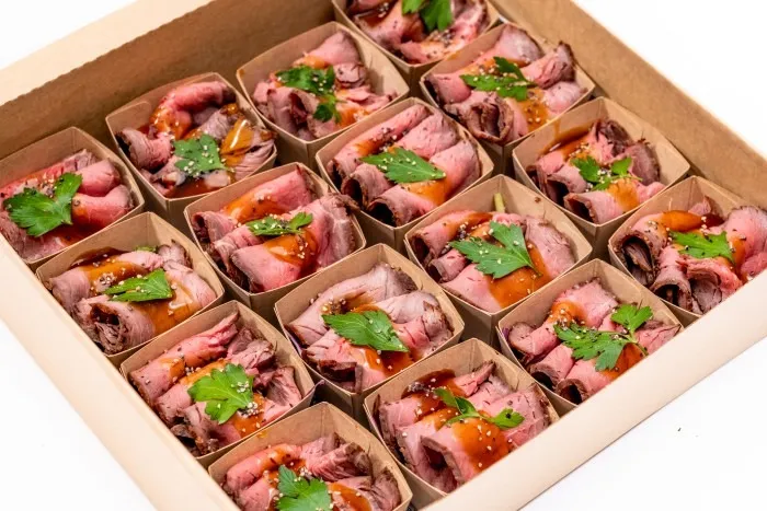 低温調理の自家製ローストビーフ